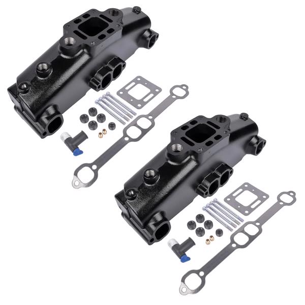 2Pcs Exhaust Manifold 860246Q11 Replacement for Mercruiser Marine MCM/MIE V8 5.0 305 5.7 350 1983-2002-5