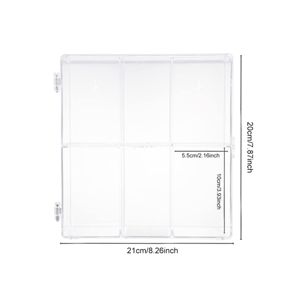 Clear Acrylic Display Case Storage Organizers Box For Collectibles Action Figure-6