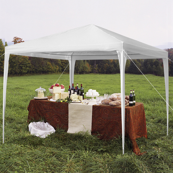 3 x 3m Waterproof Tent with Spiral Tubes White-10