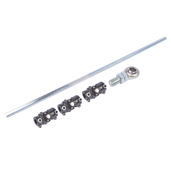 36" Steering Shaft Kit + 3x 3/4DD Black U-Joints & Bearing Heim Joint Fit for GM Universal-6