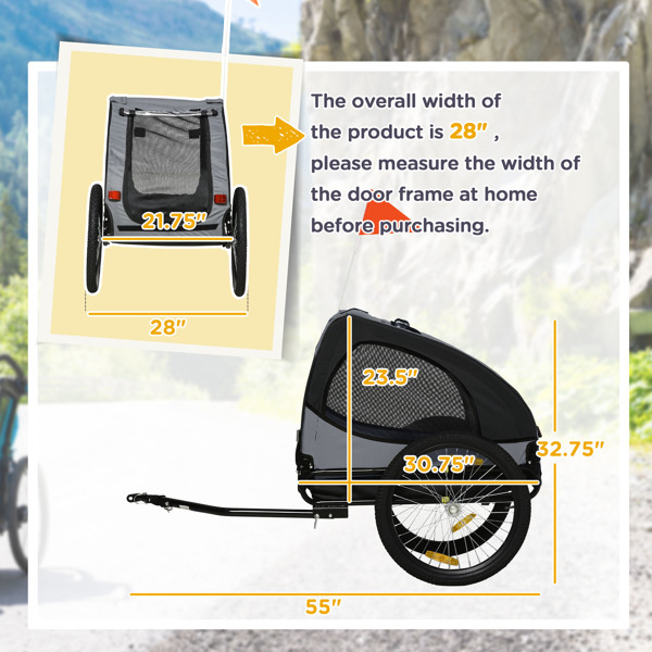 Pet Bicycle Cart( Amazon Shipping)（Prohibited by WalMart）-2