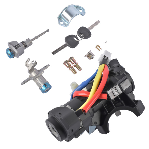 Ignition Lock Housing Assembly with 2 Keys Fit for Hyundai Sonata 1.6L 2.0L 2.4L 2015-2019 81905C2510-3