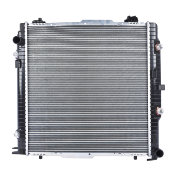 散热器 Aluminum Radiator w/ Transmission Oil Cooler Fit for Mercedes-Benz W463 G500 V8 5.0L 2002-2008 G550 2009-2012 G55 AMG 2003-2011 V8 5.5L A461500002 4635000100 4635000200