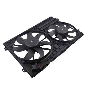 散热器风扇 Radiator Cooling Fan For Audi A3 TT Quattro VW Bora Eos CC Golf l4 Passat 2.0L 1K0121205AD 1K0121205AB