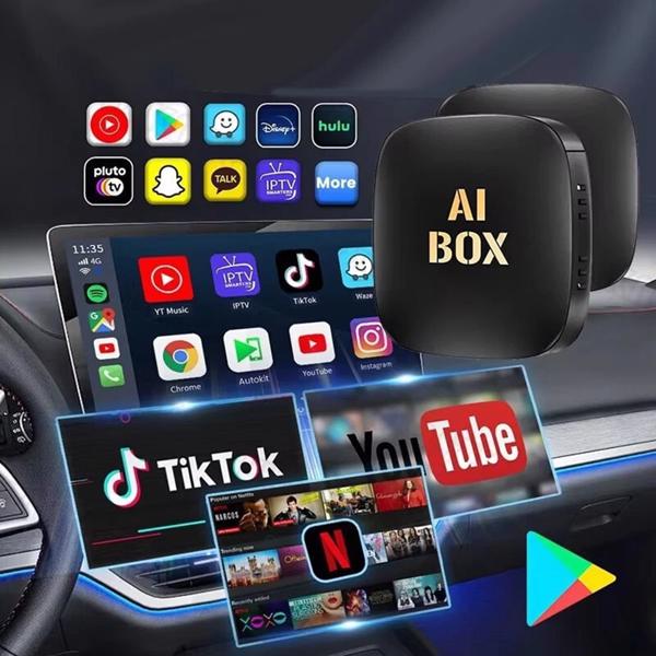 Wireless CarPlay AI box Android Auto WIFI Adapter Converter -4