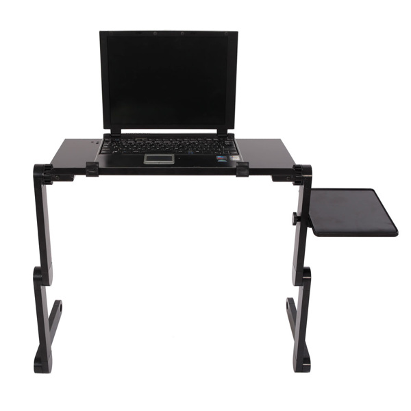 48 x 26cm Portable Home Use Assembled Folding Table Black-10