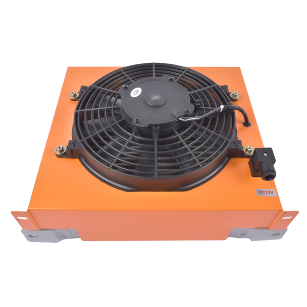 New DC12V AH1012T-CA Industrial Hydraulic Oil Cooler Flow Fan Radiator 100L/min-8