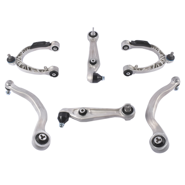 6Pcs Front Upper Lower Control Arms with Ball Joint Kit Fit for Tesla Model 3 BATTERY EV (EV/BEV) 2017-2021 1044321-00-G 1044326-00-G 1044359-00-A-3