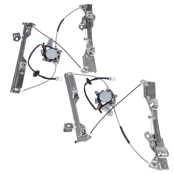 2Pcs Front Power Window Regulators with Motor Fits for INFINITI G35 Coupe 3.5L V6 2003-2007 80720AM800 80721AM800-1