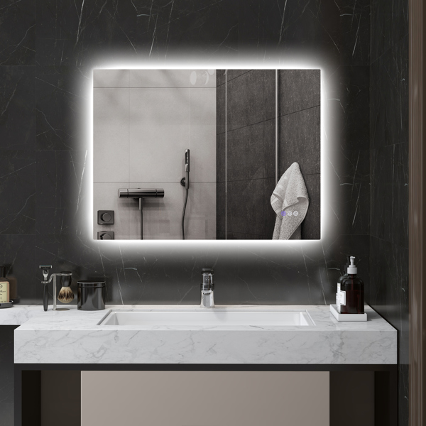 Bathroom Mirror ( Amazon Shipping)（Prohibited by WalMart）-1