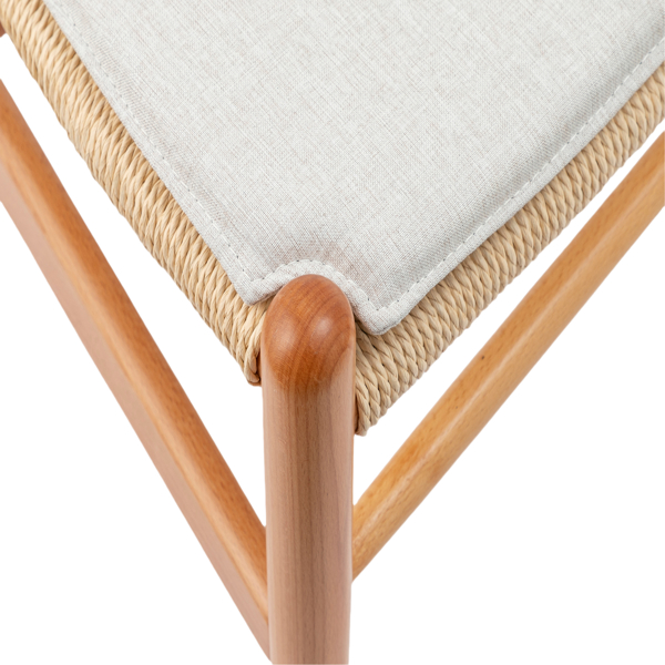 Wishbone Chairs for Dining Room,Soild Wood Weave Dining Chair,Armchair,Fully Assembled,Set of 2 -8
