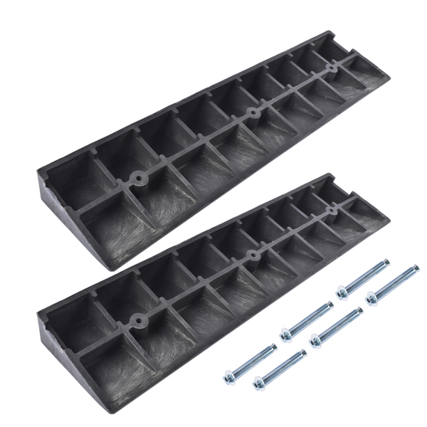 汽车坡道 2x Driveway Ramp Car Slope Ramp 22000lbs Capacity for Driveways, Garages, Parking Lots, Storefronts, Wheelchair (4" H) -6