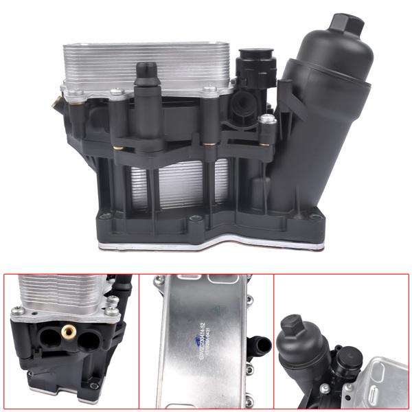 Engine Oil Filter Housing & Cooler Replacement for BMW 328d 328d xDrive 535d xDrive 740Ld xDrive X3 X5 11428507697-12