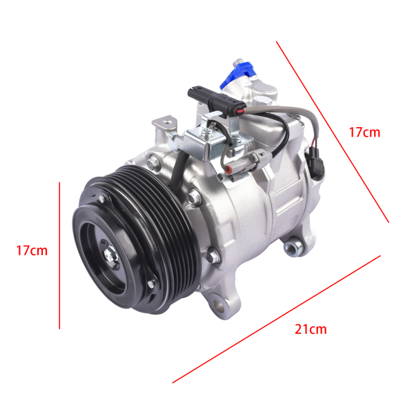 A/C Compressor 7SBU17C with Clutch Replacement for BMW 228i 320i 328d 328i 428i 528i 535d 64529216466-12