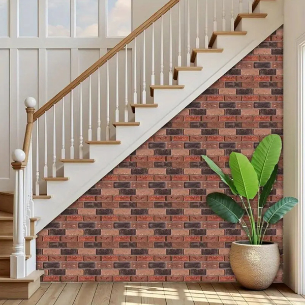 3D Tile Brick Wall Sticker Self-adhesive Waterproof Foam Panel Wallpaper 10pcs-13