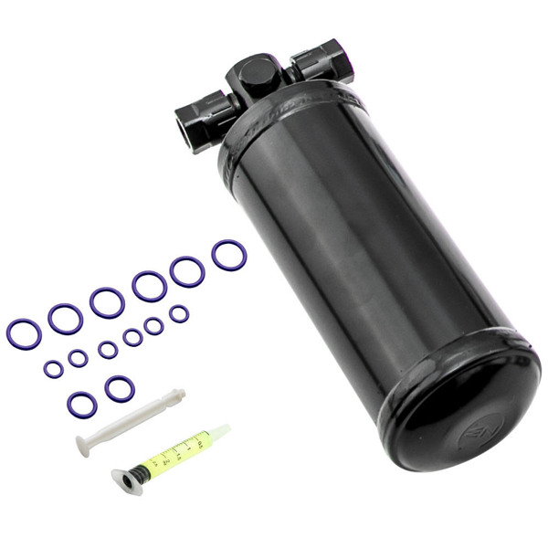 134a AC Air Conditioning Hose Kit R-Ring Fittings Drier Extended Length A/C Hose-7