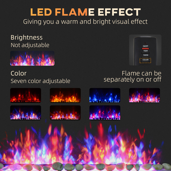 Electric fireplace heater ( Amazon Shipping)（Prohibited by WalMart）-3