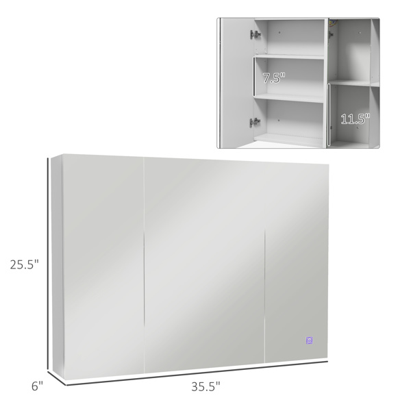 带镜子的浴室柜 （ Amazon Shipping）（WalMart禁售）（周末不发货）-2