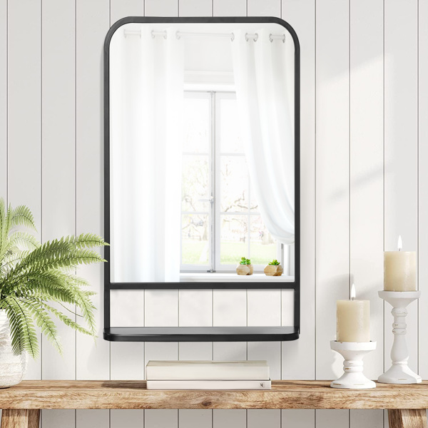 Bathroom Cabinet with Mirror ( Amazon Shipping)（Prohibited by WalMart）-5
