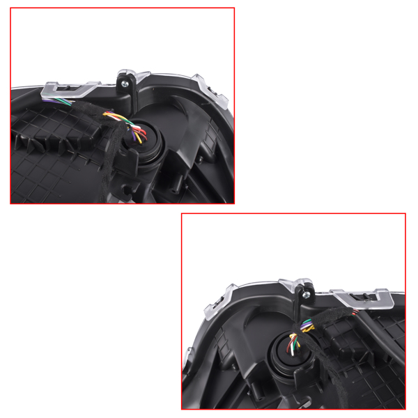 2pcs Headlight Full LED Type Driver & Passenger Side Replacement for Toyota RAV4 2022-2024 811500R360 811100R360-9