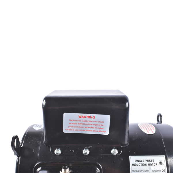 7.5HP Air Compressor Electric Motor 3450RPM 184T Frame 230V Single Phase 2-3/4" Shaft Length-12