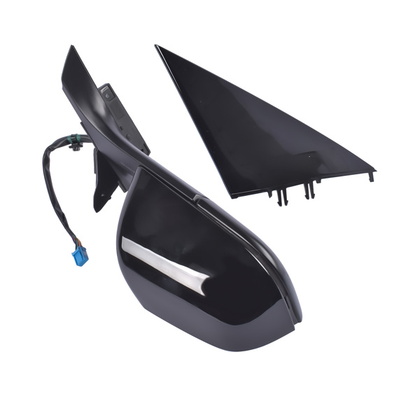 Right Passenger Side Mirror Heated Power Fold Black Fit for Tesla Model 3 M3 2017-2023 ABS Plastic Front Side View 13PIN Memory Recall Power Glass Adjusted 51167177128-4