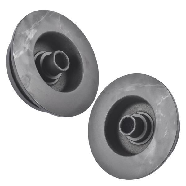 2Pcs Front Wheel Brake Hub Rotor Disc Replacement for John Deere Gator HPX 4x4 615E 815 620i 850D XUV AM142950 M159548 M164367 M156363-7