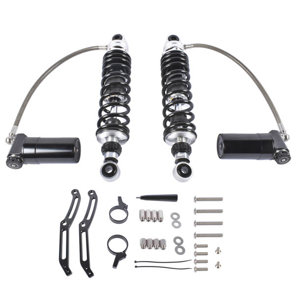 减震器 Remote Reservoir Rear Suspension Shocks Fit for Harley Electra Road Glide 2014-2024-1