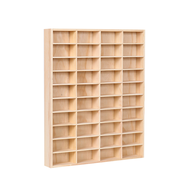 Wooden 1/64 Scale Toy Car Hot Diecast Wheels Matchbox Display Case Storage Gift-4