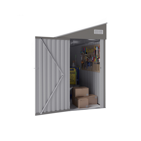 Campcraft Optional two-color storage shed, single hinge door, solid structural design, good ventilation, surface with protective film, and suitable for various scenarios-18