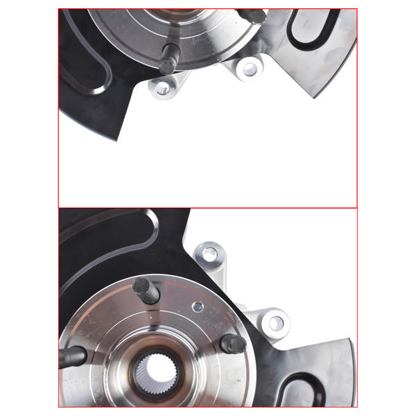 2PCS Steering Knuckle Wheel Bearing Hub Assembly Rear Left & Right Replacement for 2011-2019 Ford Explorer AWD 686-279 686-278-8