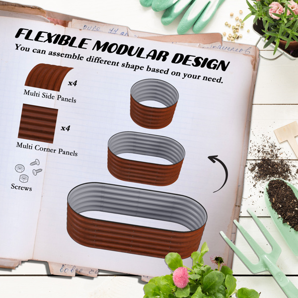 Metal Planter Box-3
