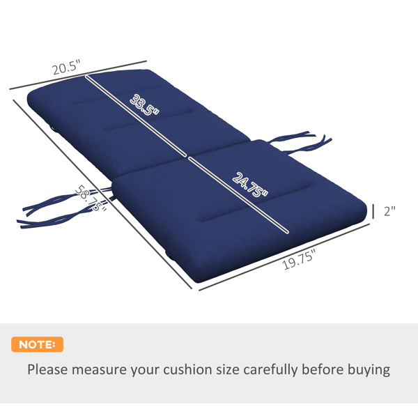 Set of 4 Outdoor Chair Cushion-2
