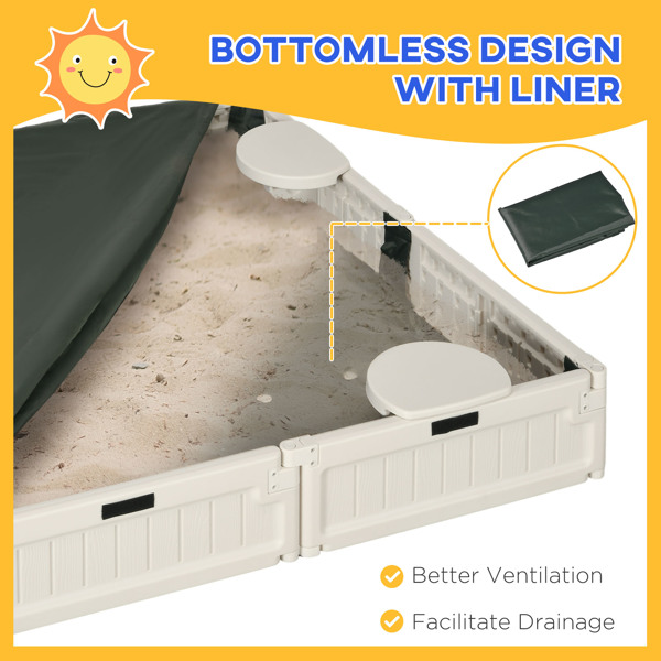 Kids Sandbox with Cover ( Amazon Shipping)（Prohibited by WalMart）-5