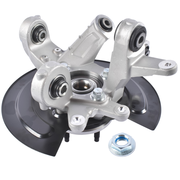 Rear Left Steering Knuckle & Wheel Bearing Hub Assembly Replacement for 2011-2019 Ford Explorer AWD 686-279-5