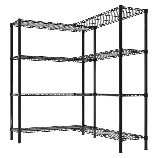 49.2''W  Adjustable  Storage Shelves   NSF  Wire Shelving Unit Multiple rows   Shelving for Storage Rack Shelves for Storage Heavy Duty Garage Shelf Pantry Shelves Kitchen Shelving,  49.2''W*70.86''H*-8
