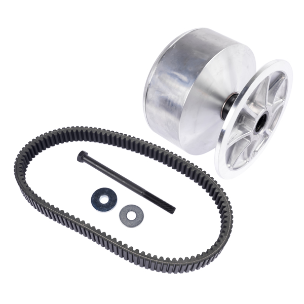 Primary Clutch Drive Converter with Belt & Puller Removal Tool Replacement for Kawasaki Mule 2500 2510 2520 1993-2000 49093-1064 59011-1057 57001-1429-5