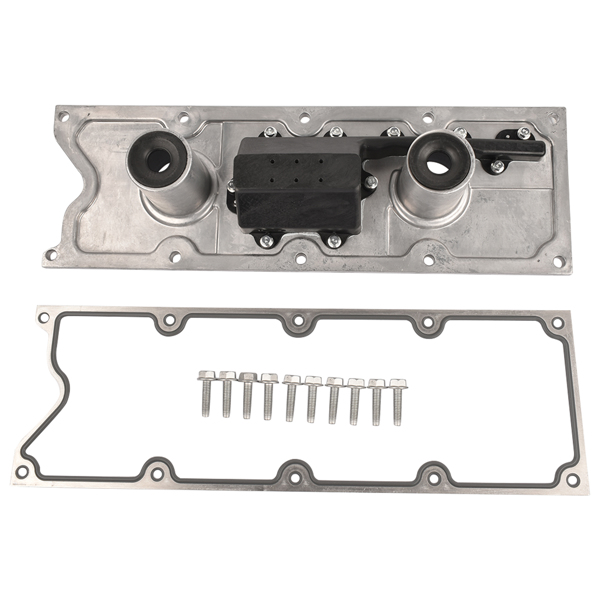 Intake Engine Valley Cover with Gasket Fit for Cadillac CTS Chevy Corvette Pontiac GTO 12594779 12577927-1