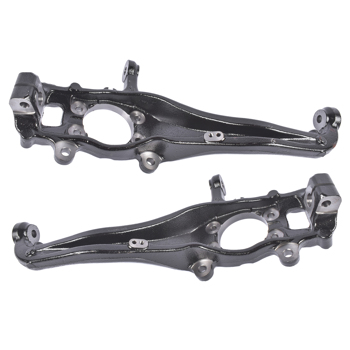 Front Left Right Side Steering Knuckles Fit for Nissan Frontier 2005-2019 Pathfinder 2005-2012 Xterra 2005-2012 All Engine Sport Utility Cast Iron Black 40015-EA000 698-267 40014-EA000 698-266
