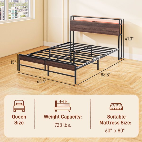 Metal Bed Frame-2