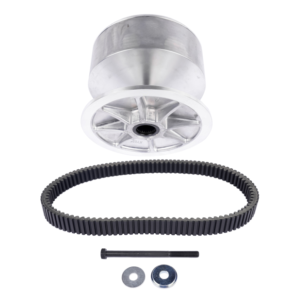 Primary Clutch Drive Converter with Belt & Puller Removal Tool Replacement for Kawasaki Mule 2500 2510 2520 1993-2000 49093-1064 59011-1057 57001-1429-8