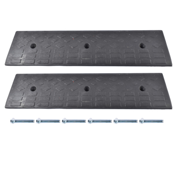 汽车坡道 2x Driveway Ramp Car Slope Ramp 22000lbs Capacity for Driveways, Garages, Parking Lots, Storefronts, Wheelchair (4\\" H) 