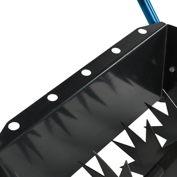 19in Push Spike Aerator, Heavy Duty Rolling Lawn Aerator, Rotary Spike Lawn Aerator, Manual Aeration Equipment with U-shaped Handle, for Lawn Garden Yard Grass Aeration-5