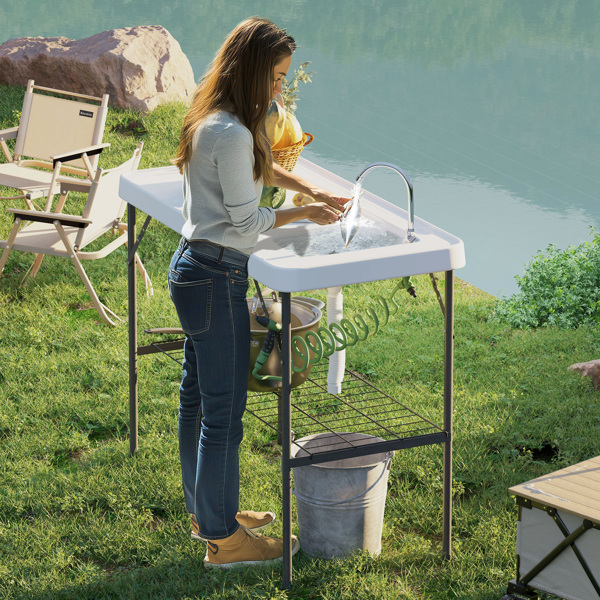 Portable camping sink ( Amazon Shipping)（Prohibited by WalMart）-1