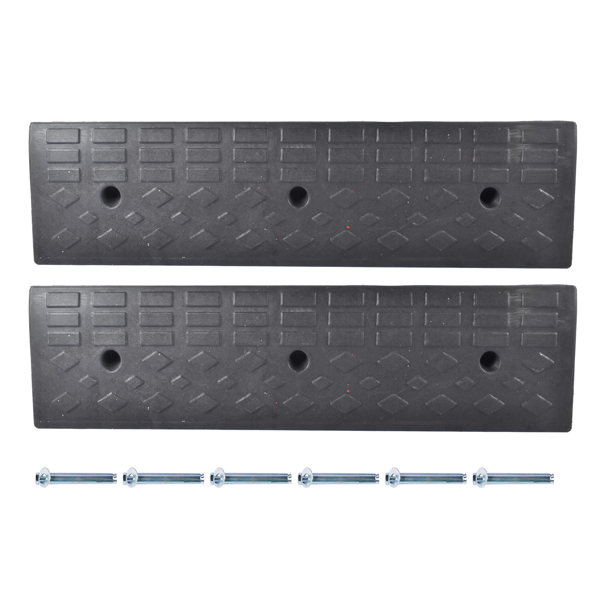 汽车坡道 2x Driveway Ramp Car Slope Ramp 22000lbs Capacity for Driveways, Garages, Parking Lots, Storefronts, Wheelchair (4" H) -7