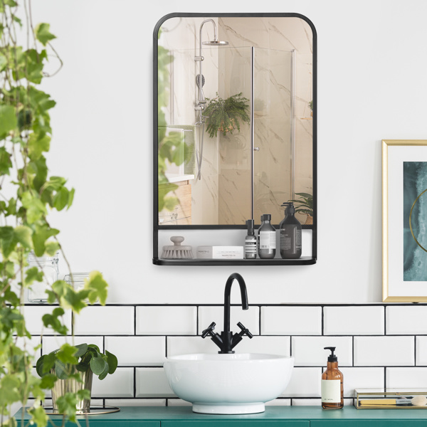 Bathroom Cabinet with Mirror ( Amazon Shipping)（Prohibited by WalMart）-4