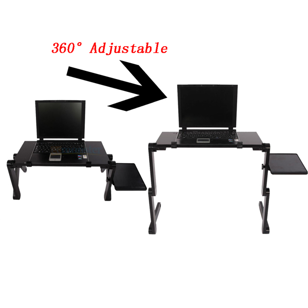 48 x 26cm Portable Home Use Assembled Folding Table Black-12