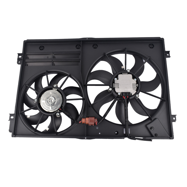 散热器风扇 Radiator Cooling Fan For Audi A3 TT Quattro VW Bora Eos CC Golf l4 Passat 2.0L 1K0121205AD 1K0121205AB-5