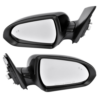 Pair Power Mirrors Driver & Passenger Side with Blind Spot Heated Fits for Hyundai Elantra 2017-2020 87620F3020 87610F3020