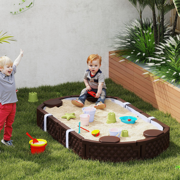 Kids Sandbox with Cover ( Amazon Shipping)（Prohibited by WalMart）-1
